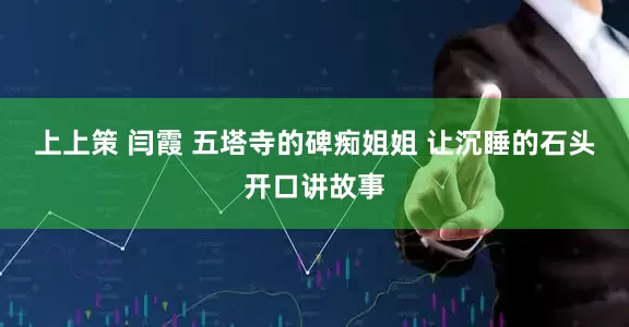 上上策 闫霞 五塔寺的碑痴姐姐 让沉睡的石头开口讲故事