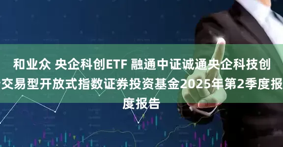 和业众 央企科创ETF 融通中证诚通央企科技创新交易型开放式指数证券投资基金2025年第2季度报告